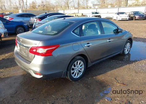 2018 Nissan Sentra Sv из США, поврежденный, VIN 3N1AB7AP7JY306352